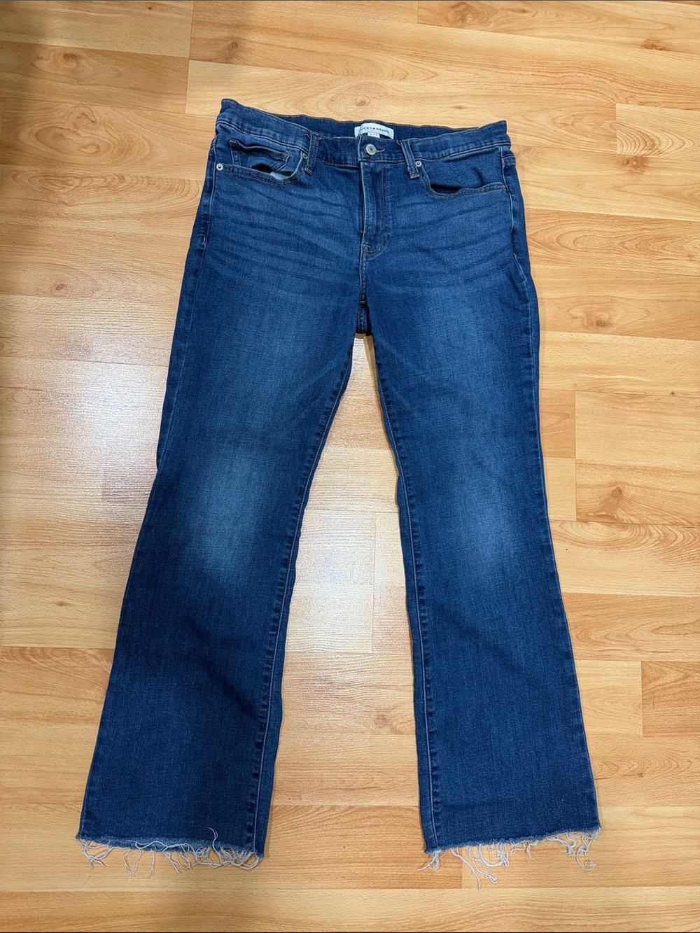 Dark Blue Women's Straight-Leg Jeans